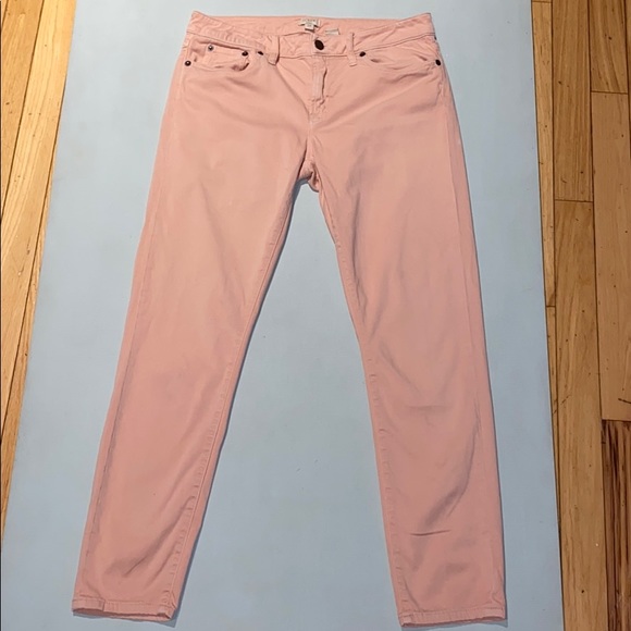 Women’s  J.Crew Pink Mid Rise Skinny Pants 27 - Picture 9 of 10